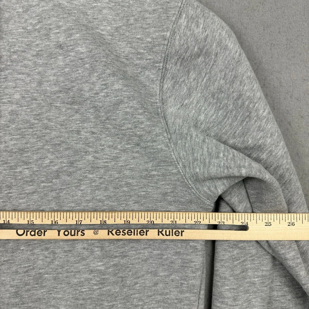 Adidas Hoodie Men Medium Gray Always Original Trefoil Logo Pullover Sweatshirt M